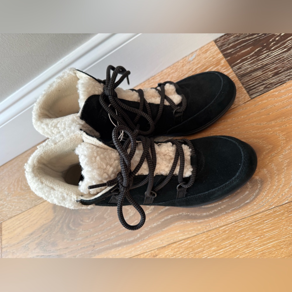 SOREL Evie Cozy Lace Boots Women's size 10 Jet Black nwt - Picture 5 of 12